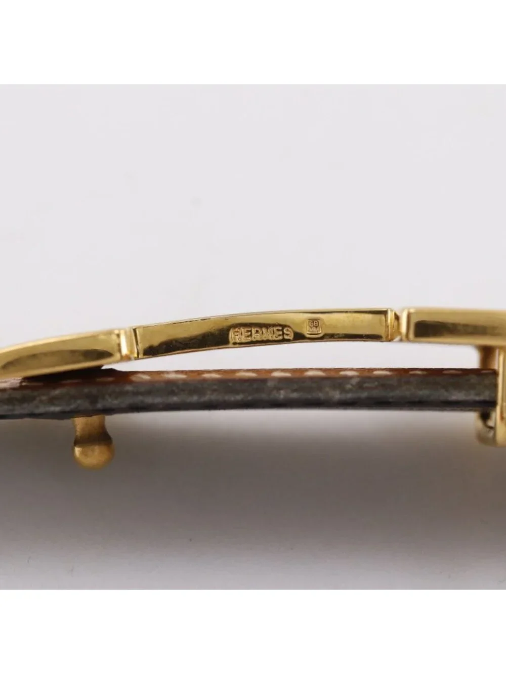 Hermes Constance Belt Reversible Veau Epsom Calf Gold Plated Brown Black
